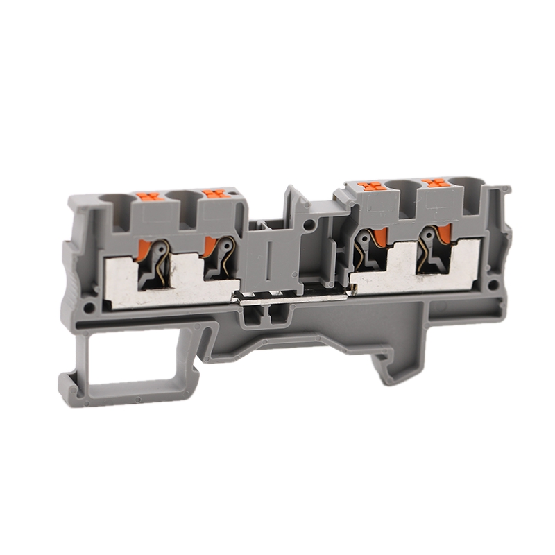 Khối thiết bị đầu cuối đường sắt loại lò xo 32A 800V Din Rail Mounted
