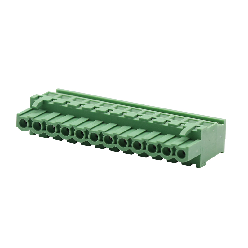 Khối đầu cuối 5.08MM màu xanh lá cây nữ cho PCB