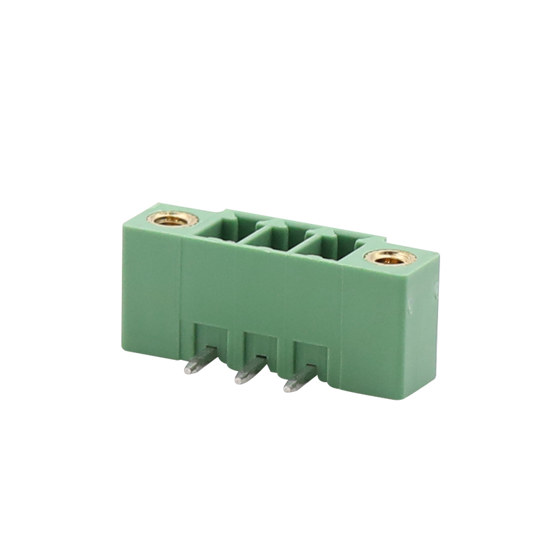 Khối đầu cuối màu xanh lá cây Nữ 3,81MM cho PCB