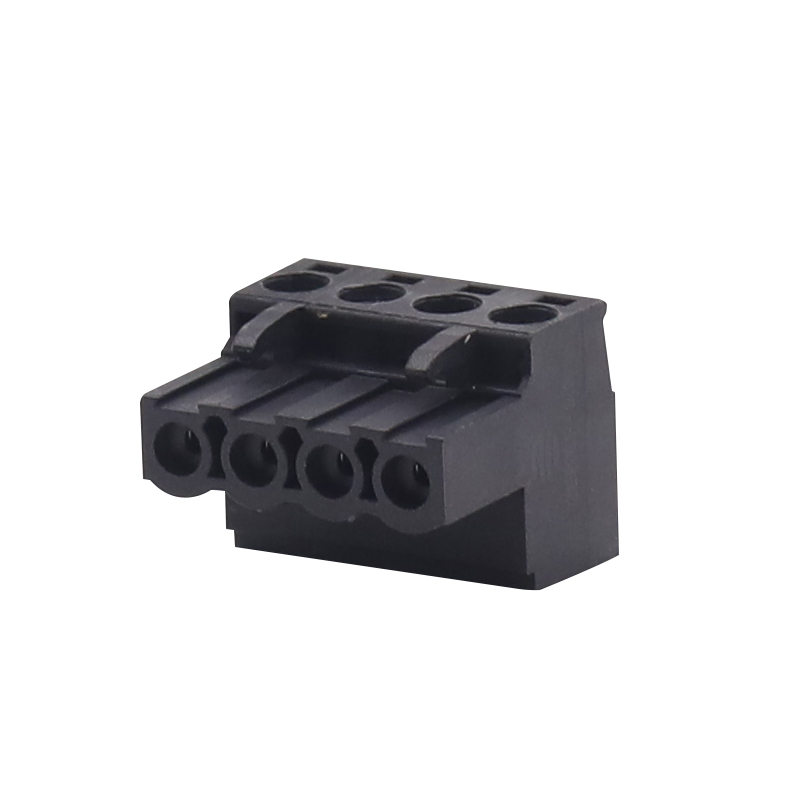 Khối đầu cuối cho vỏ bọc đường ray Din Màu đen 4P